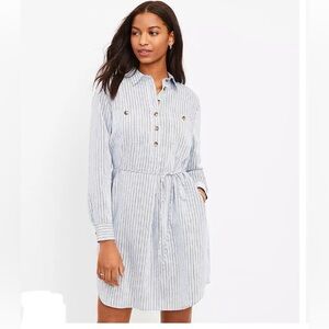 LOFT NWT Pocket Shirt Dress